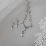 Bridal Jewelry CZ Vine Set - Necklace Set - Cassandra Lynne