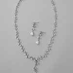 Bridal Jewelry CZ Vine Set - Necklace Set - Cassandra Lynne
