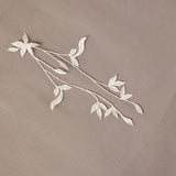 Fingertip Veil with Vine Appliques