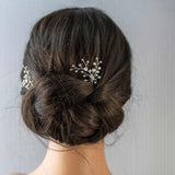 Brilliant Crystal Wedding Hair Pins - Hair Pins - Cassandra Lynne