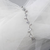 Brilliant Round CZ Vine Bracelet for the Bride - Bracelet - Cassandra Lynne
