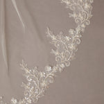 Cathedral Bridal Veil with Sequins, Pearls, and Lace Ivory - Cassandra Lynne