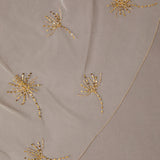Cathedral Veil with Gold Sequined Dandelion Accents