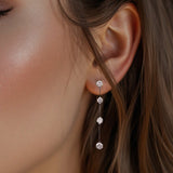 Classic Linked CZ Dangle Earrings - Earrings - Cassandra Lynne