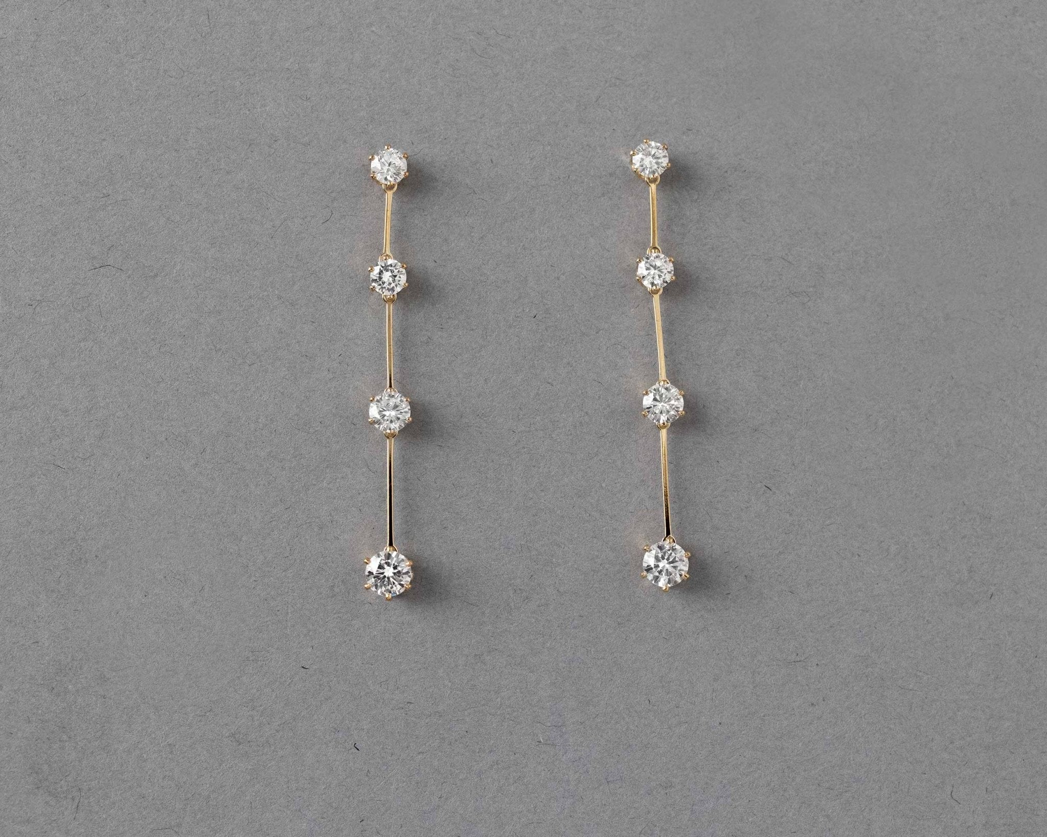 Classic Linked CZ Dangle Earrings - Earrings - Cassandra Lynne