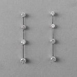 Classic Linked CZ Dangle Earrings - Earrings - Cassandra Lynne