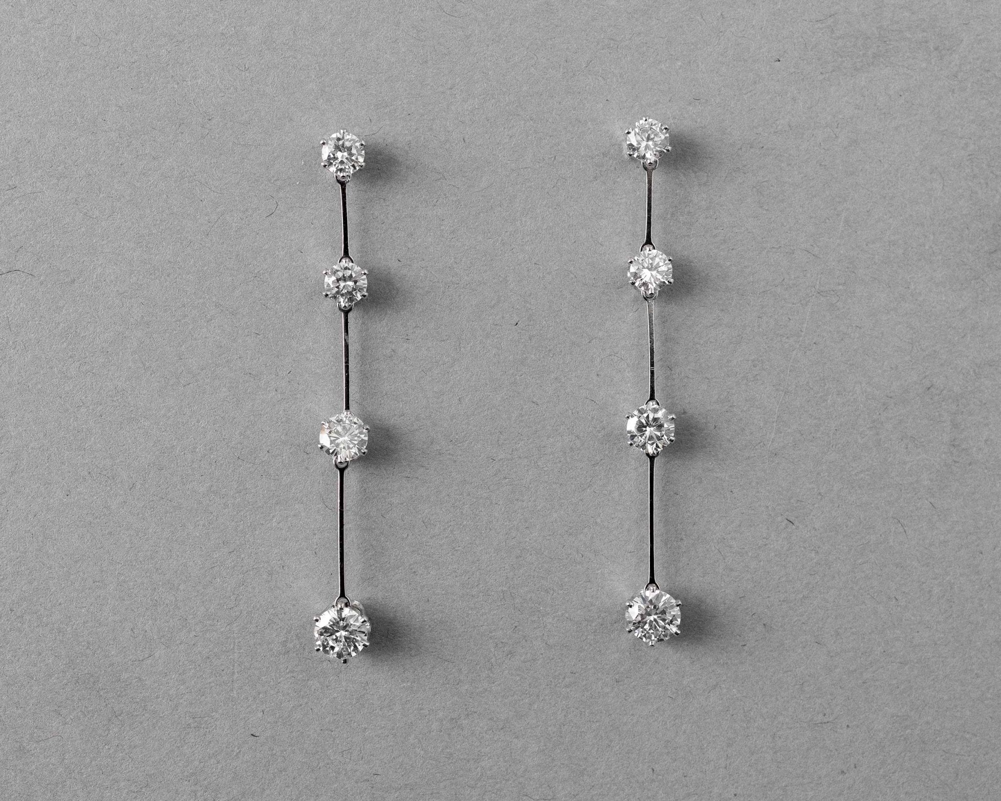 Classic Linked CZ Dangle Earrings - Earrings - Cassandra Lynne