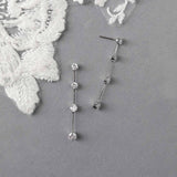 Classic Linked CZ Dangle Earrings - Earrings - Cassandra Lynne