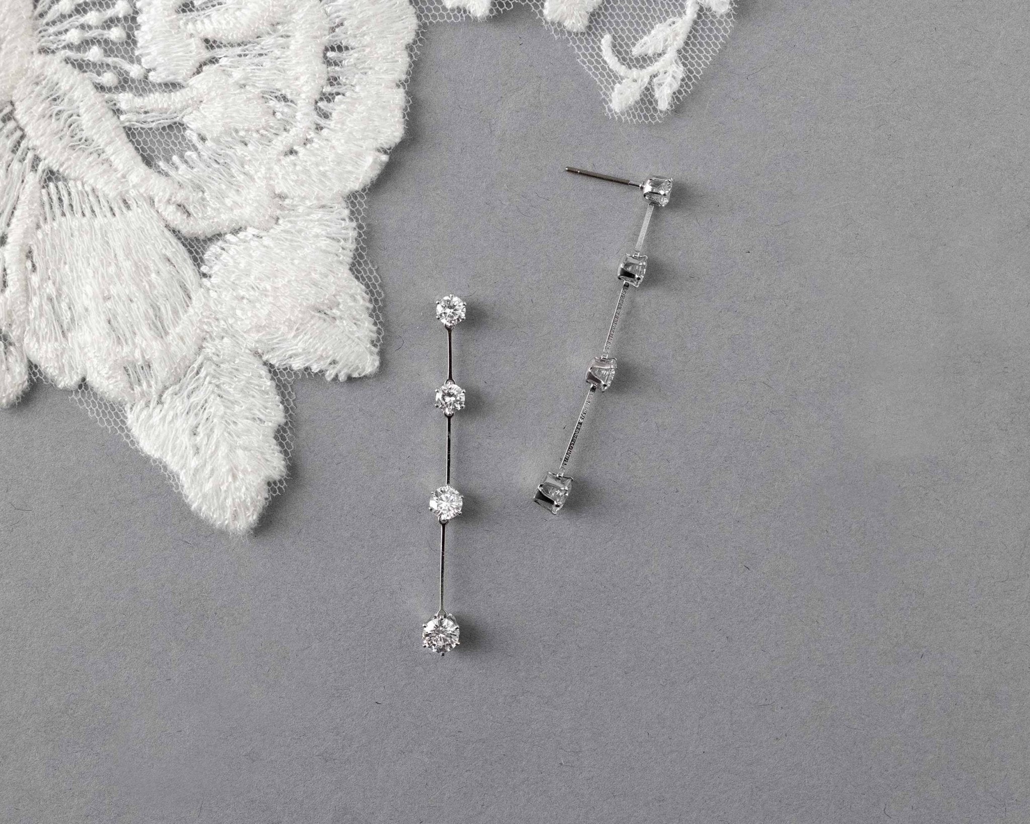 Classic Linked CZ Dangle Earrings - Earrings - Cassandra Lynne