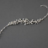 Crystal and Ivory Pearl Beach Bracelet - Bracelet - Cassandra Lynne