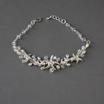 Crystal and Ivory Pearl Beach Bracelet - Bracelet - Cassandra Lynne