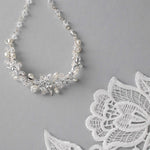 Crystal and Ivory Pearl Beach Bracelet - Bracelet - Cassandra Lynne