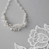 Crystal and Ivory Pearl Beach Bracelet - Bracelet - Cassandra Lynne