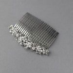 Crystal Flowers Bridal Hair Comb - Hair Comb - Cassandra Lynne