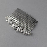 Crystal Flowers Bridal Hair Comb - Hair Comb - Cassandra Lynne