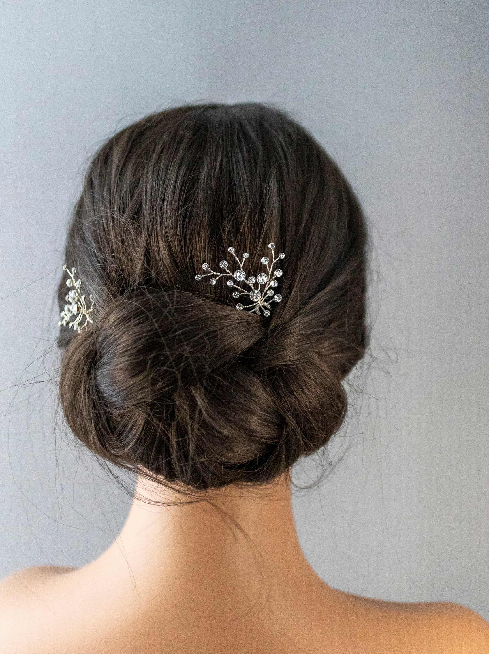 Brilliant Crystal Wedding Hair Pins