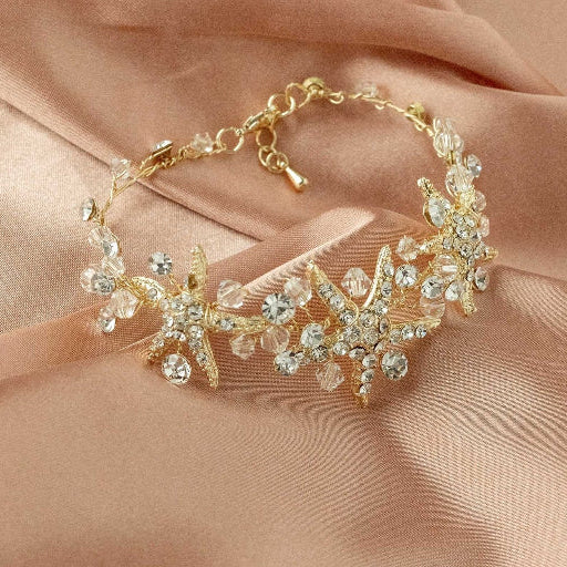 Crystal Starfish Beach Bracelet - Bracelet - Cassandra Lynne
