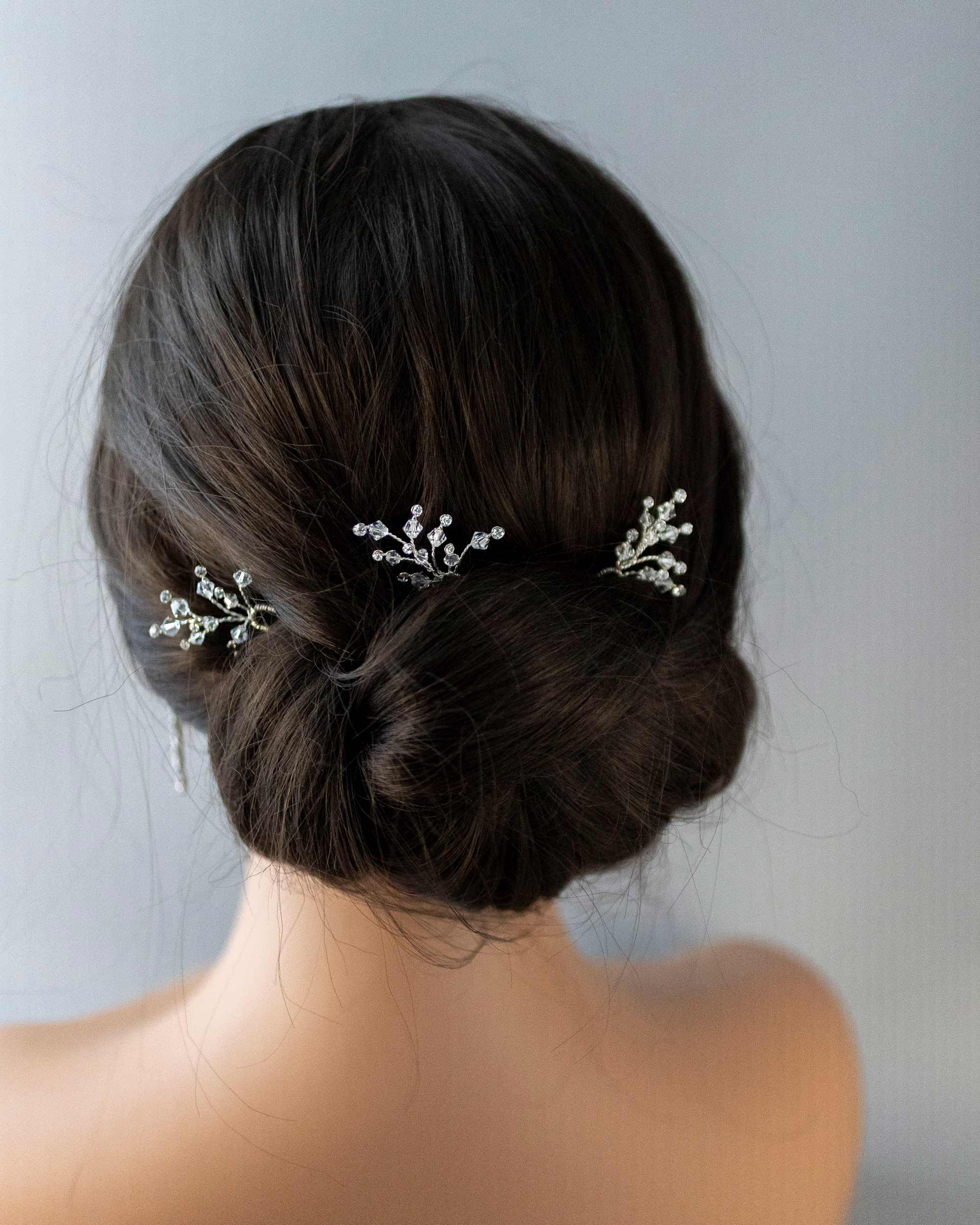 Rhinestone and Crystal Hair Pins