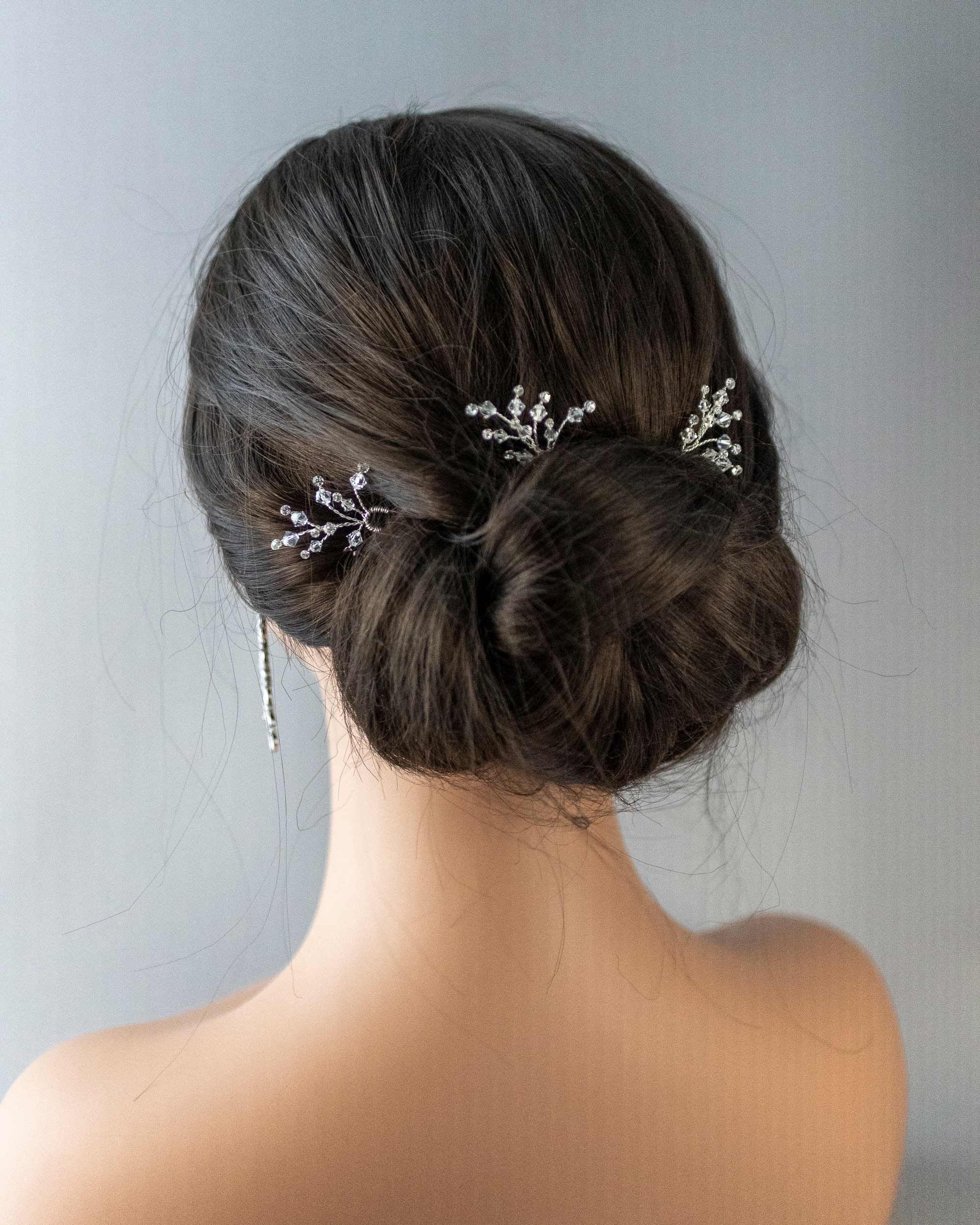 Rhinestone and Crystal Hair Pins