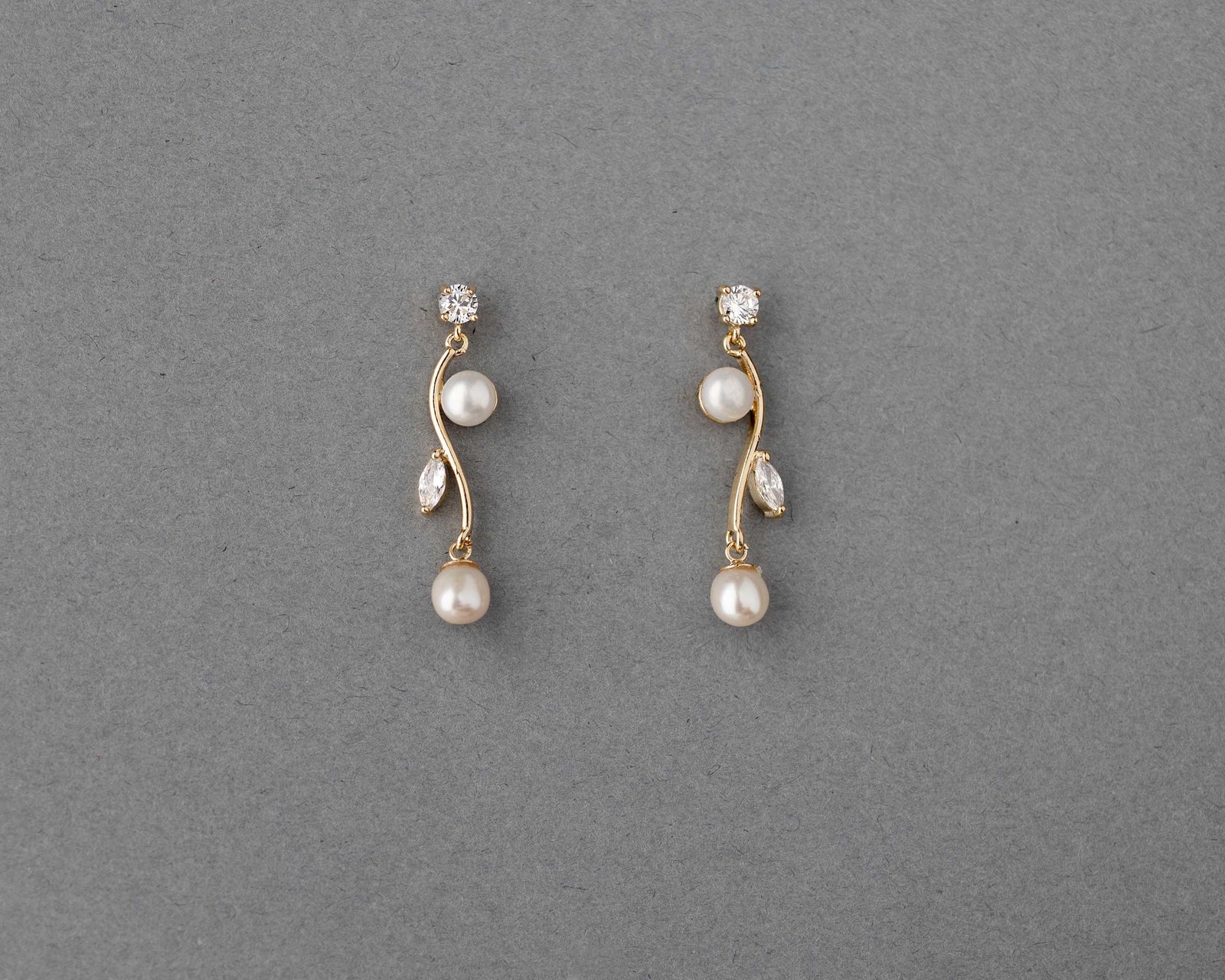 Ivory Pearl Vine Earrings