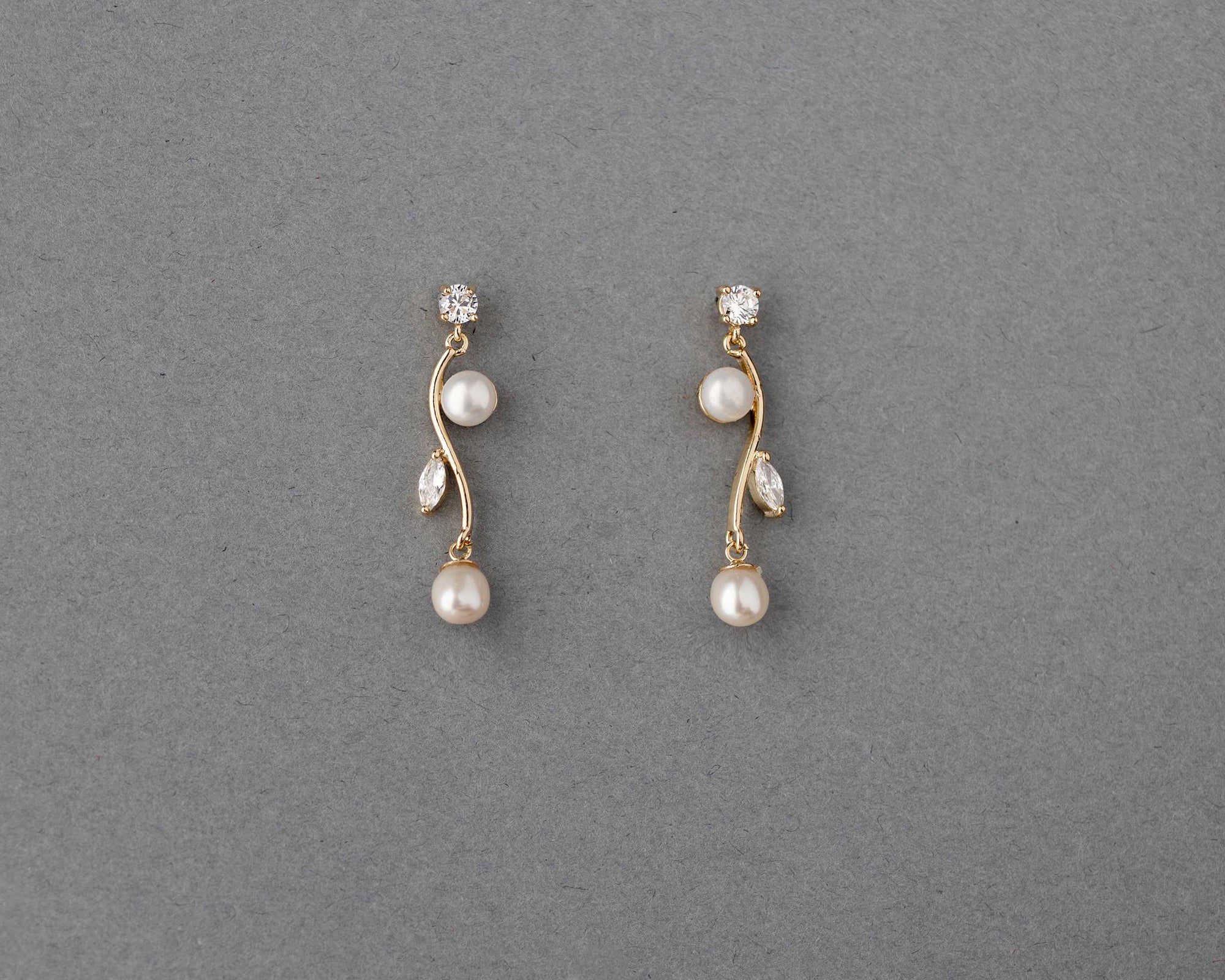 Ivory Pearl Vine Earrings