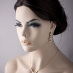 CZ Pendant Necklace and Earirngs Set - Necklace Set - Cassandra Lynne