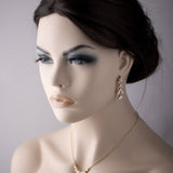 CZ Pendant Necklace and Earirngs Set - Necklace Set - Cassandra Lynne