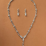 Marquise Vine and Pear Drop CZ Necklace Set
