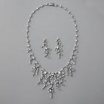 CZ Waterfall Necklace and Earrings - Necklace Set - Cassandra Lynne