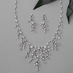 CZ Waterfall Necklace and Earrings - Necklace Set - Cassandra Lynne