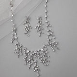 CZ Waterfall Necklace and Earrings - Necklace Set - Cassandra Lynne