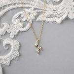 Dainty Leaf Pendant Necklace - Pendant - Cassandra Lynne