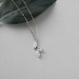 Dainty Leaf Pendant Necklace - Pendant - Cassandra Lynne