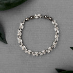 Dainty Marquise Leaf Wedding Bracelet - Bracelet - Cassandra Lynne