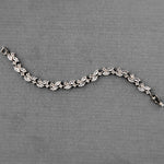 Dainty Marquise Leaf Wedding Bracelet - Bracelet - Cassandra Lynne