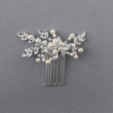 Decorative Hair Comb of Marquise Vines and Pearls - Hair Combs - Cassandra Lynne