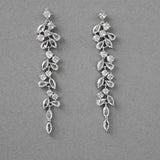 Delicate Multi Shape CZ Dangle Wedding Earrings - Earrings - Cassandra Lynne