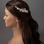 Delicate Wedding Hair Comb with Pearls- Cassandra Lynne