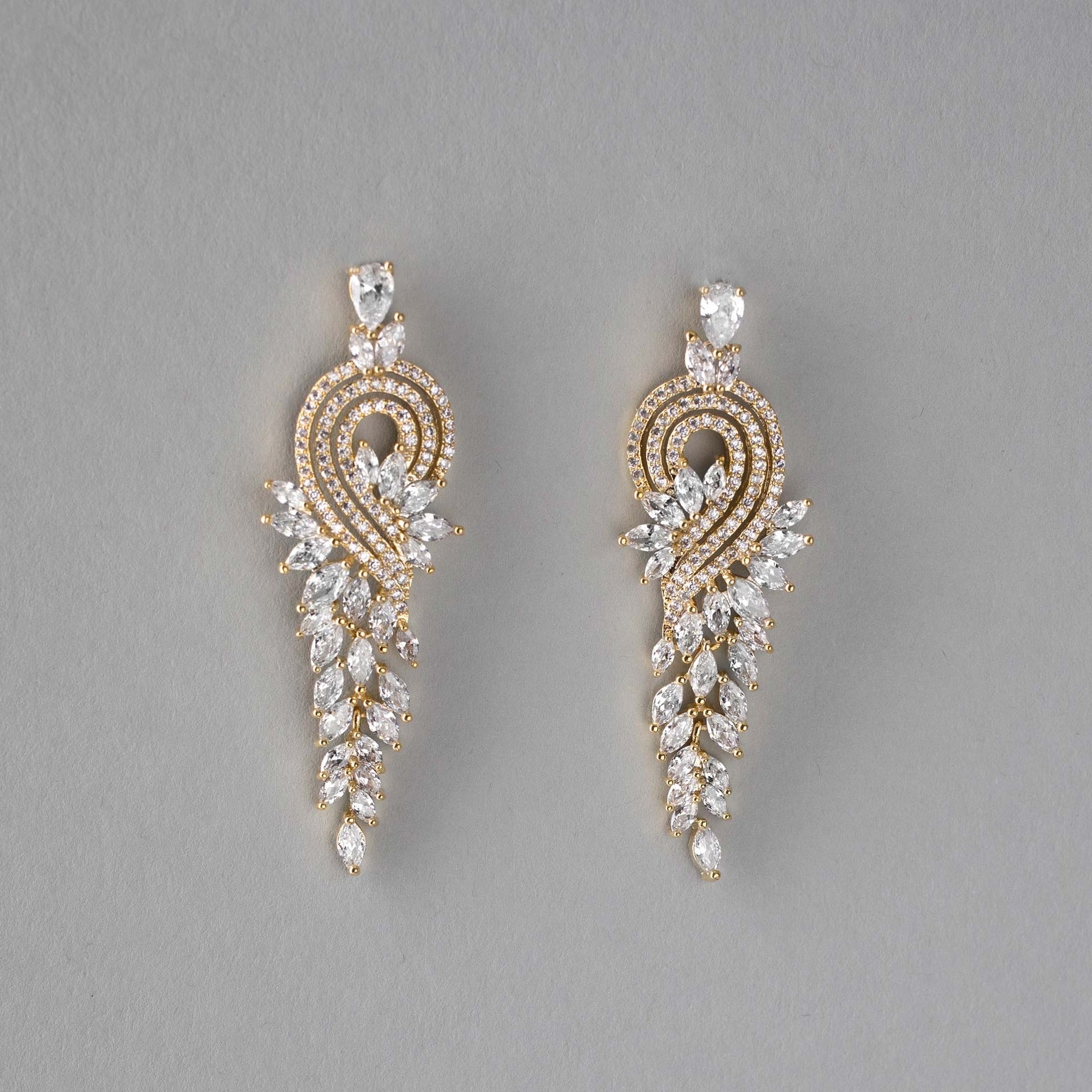 Senco Gold Women Gold & Diamonds Ring Of Wonder Gold Earrings : Amazon.in:  Fashion