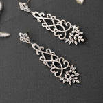 Filigree Earrings for the Bride in Silver - Cassandra Lynne