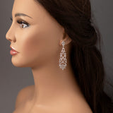 Filigree Earrings for the Bride in Silver - Cassandra Lynne