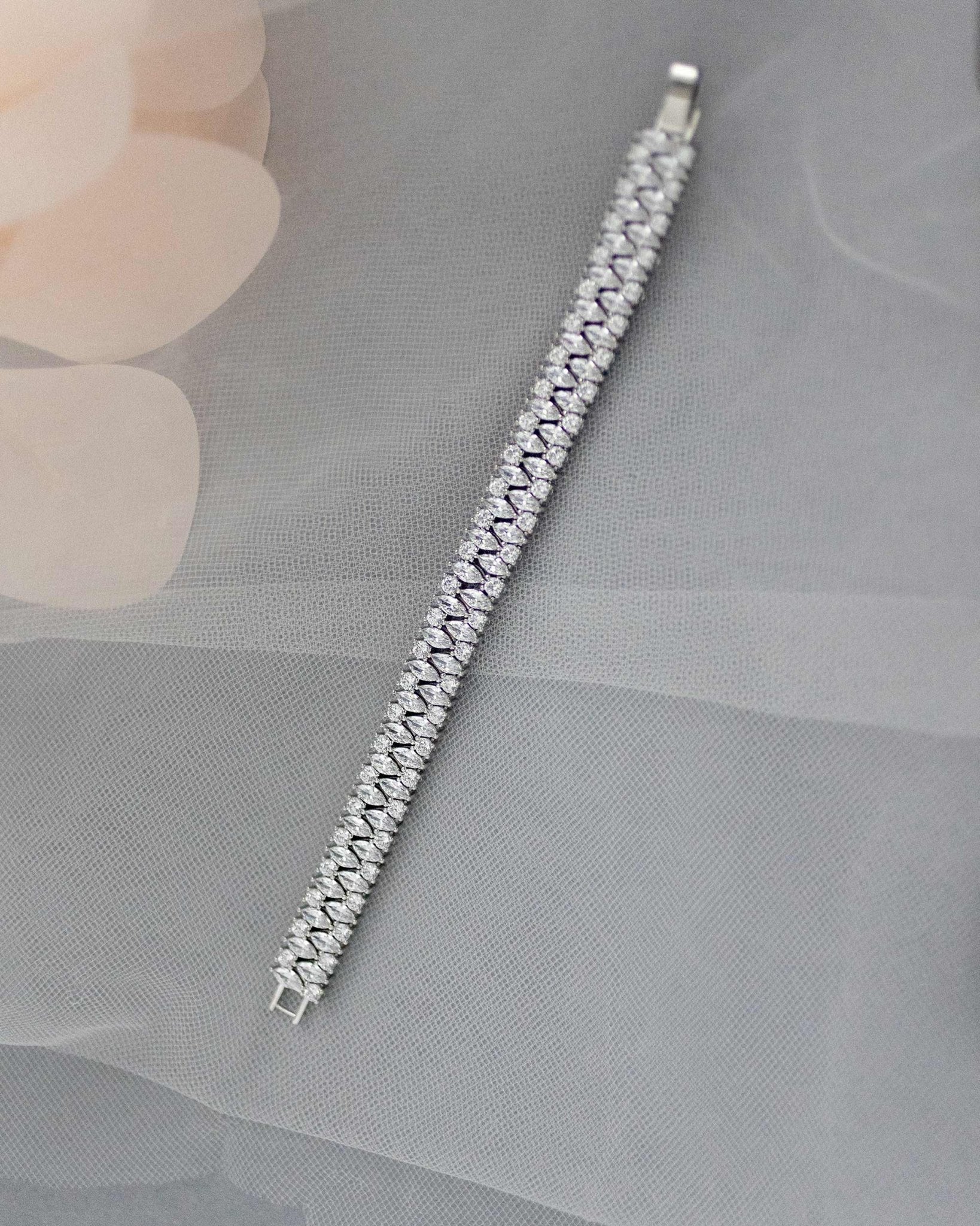 Evening CZ Bracelet with Marquise Jewels - Bracelet - Cassandra Lynne