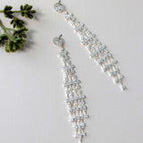 Extra Long Chandelier CZ Earrings - Earrings - Cassandra Lynne