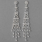 Extra Long Chandelier CZ Earrings - Earrings - Cassandra Lynne