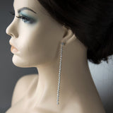 Extra Long CZ Dangle Earrings - Earrings - Cassandra Lynne