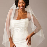 Ivory Bow Wedding Veil - Cassandra Lynne