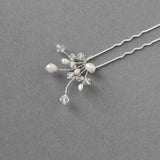 Freshwater Pearl and Crystal Hair Pin - Hair Pins - Cassandra Lynne