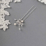 Freshwater Pearl and Crystal Hair Pin - Hair Pins - Cassandra Lynne
