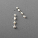 Freshwater Pearl Station Earrings - Earrings - Cassandra Lynne
