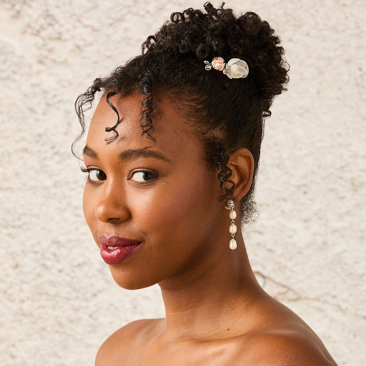 Freshwater Pearl Station Earrings - Earrings - Cassandra Lynne